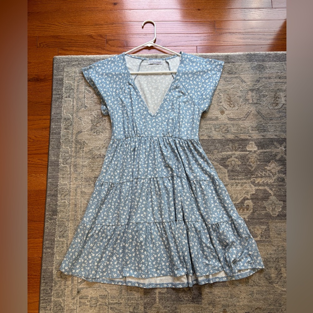 Urban Outfitters Light Blue Floral Dress